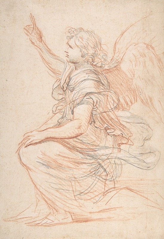 Study for the Archangel Gabriel by Nicolas Mignard — digital art print download