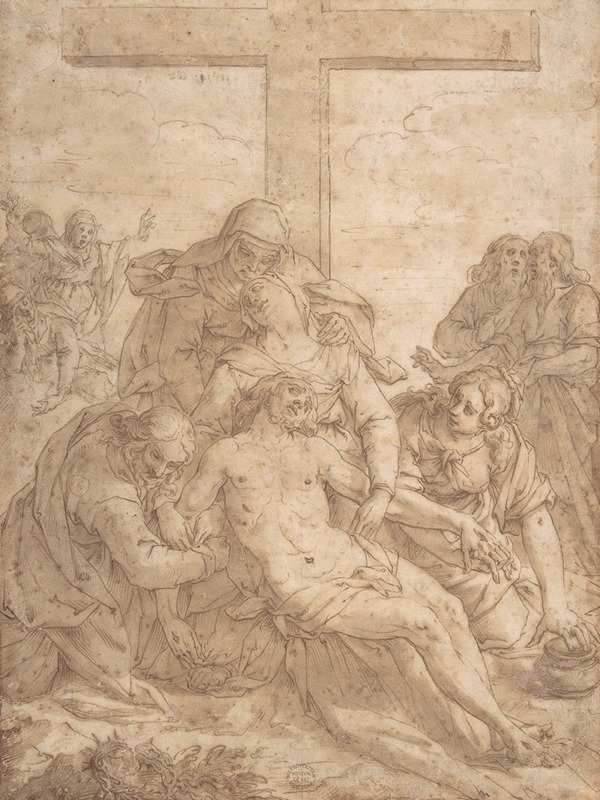 Descent from the Cross by Pasquale Ottino — digital art print download