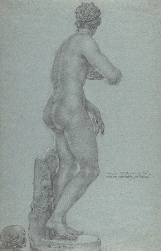 Venus de' Medici; view from the back by Петер ван Линт, 1640 — digital art print download