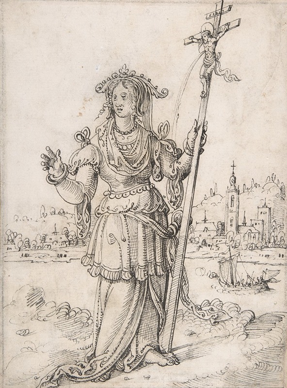 Allegorical Figure (Faith) — Pieter Cornelisz Kunst