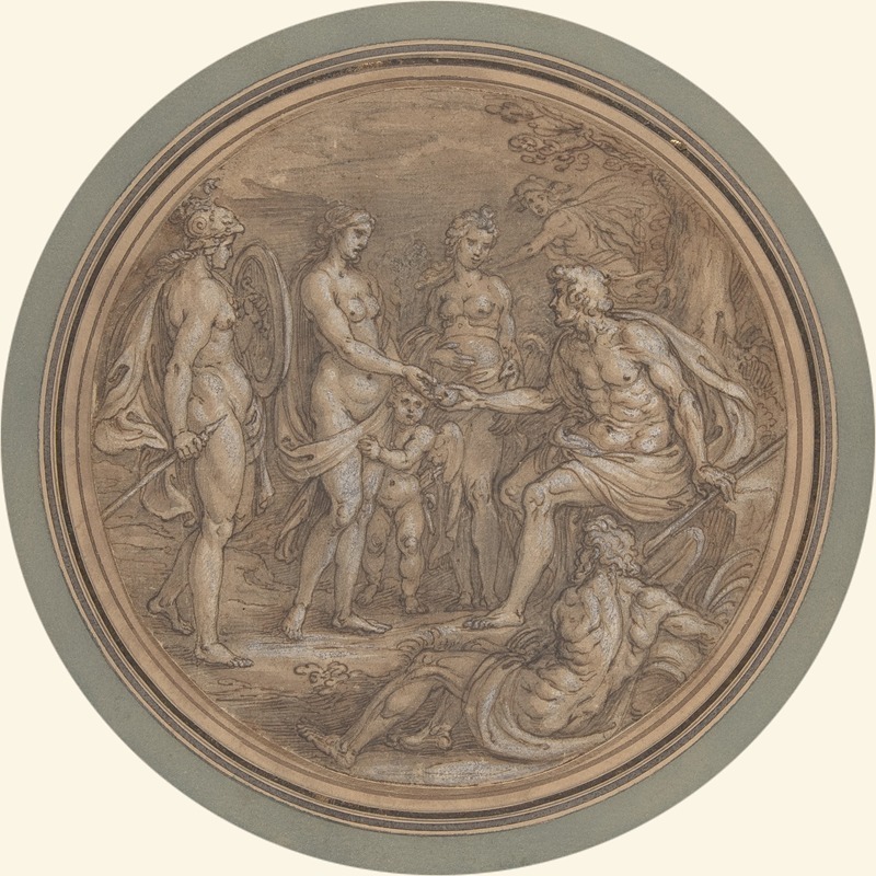 The Judgment of Paris by Pieter de Jode I — digital art print download