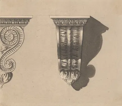 Two Views of a Bracket by Richard de Lalonde — digital art print download