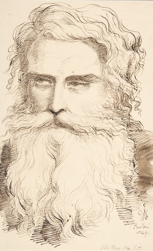 Head of a Bearded Old Man — Сэр Джордж Хейтер