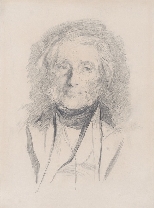 Portrait of John Ruskin — Sir Hubert von Herkomer