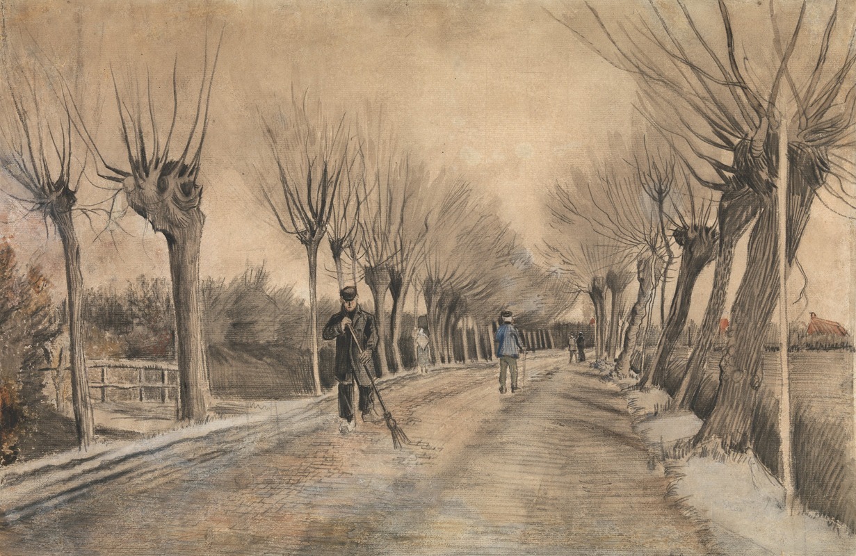 Road in Etten by Винсент ван Гог, 1881 — digital art print download