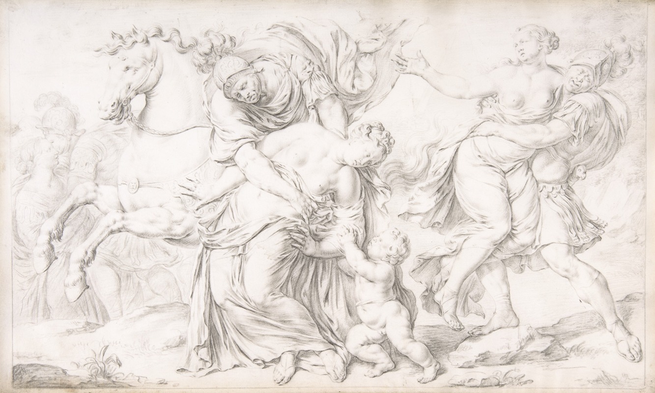 The Rape of the Sabines — Willem Van Mieris