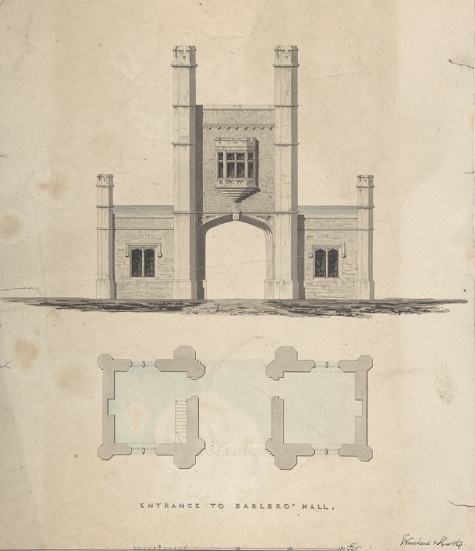 Entrance to Barlboro' Hall — William Hurst