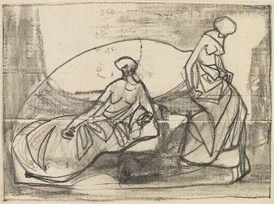 Figürliche Szenen by Adolf Hölzel, 1920 — digital art print download