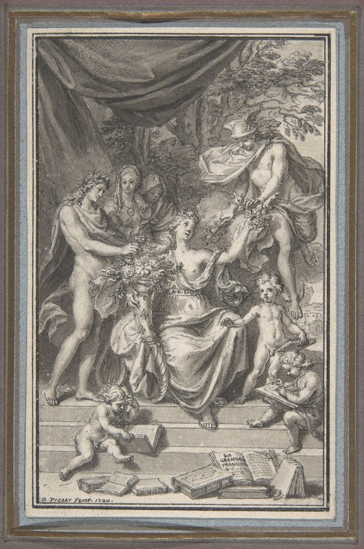 Design for a Frontispiece by Бернар Пикара, 1720 — digital art print download