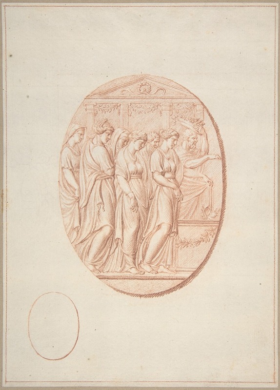 Figures before an Altar by Бернар Пикара — digital art print download