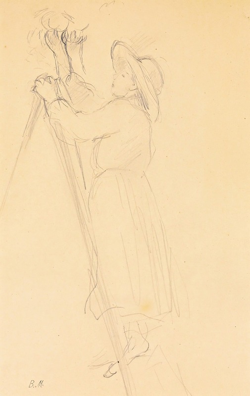 Étude Pour La Cueillette Des Pommes — Berthe Morisot