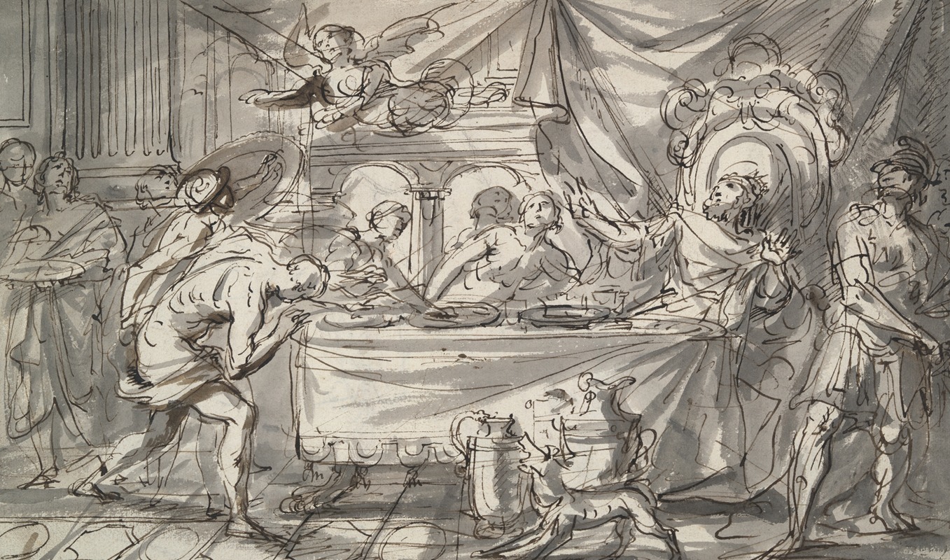 King Phineus Harassed by the Harpies — Bertholet Flemalle