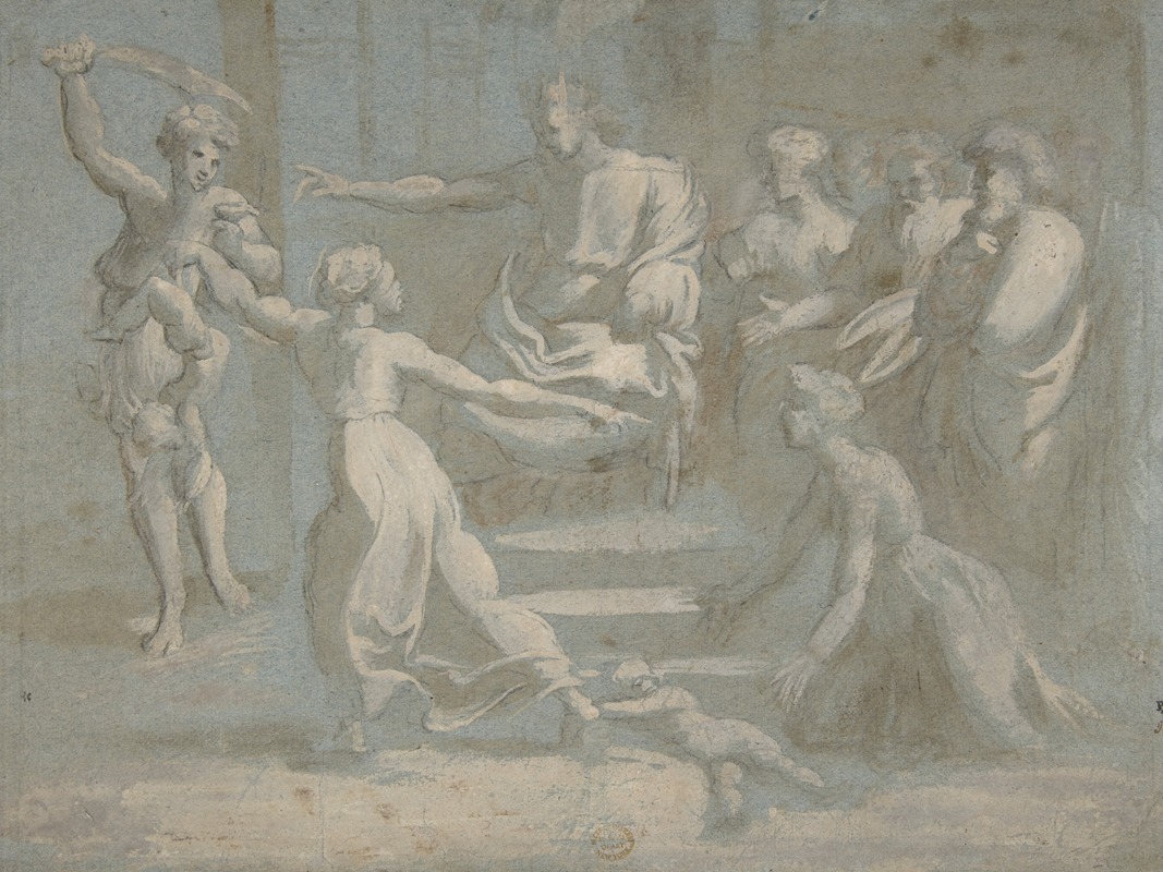 The Judgment of Solomon, after Raphael by Biagio Pupini — digital art print download