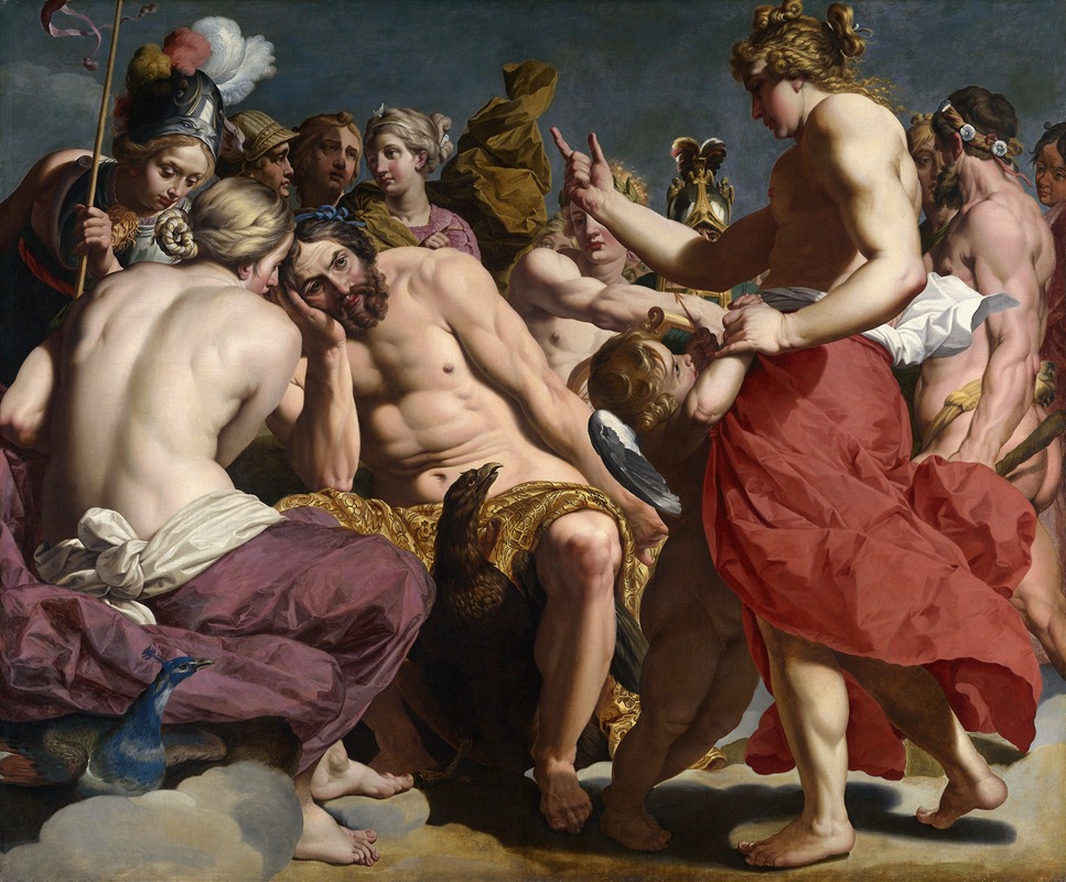 Jupiter Rebuked By Venus by Abraham Janssens — digital art print download