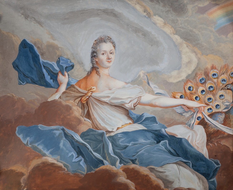 Juno, äktenskapets gudinna by Alexander Meurling, 1765 — digital art print download