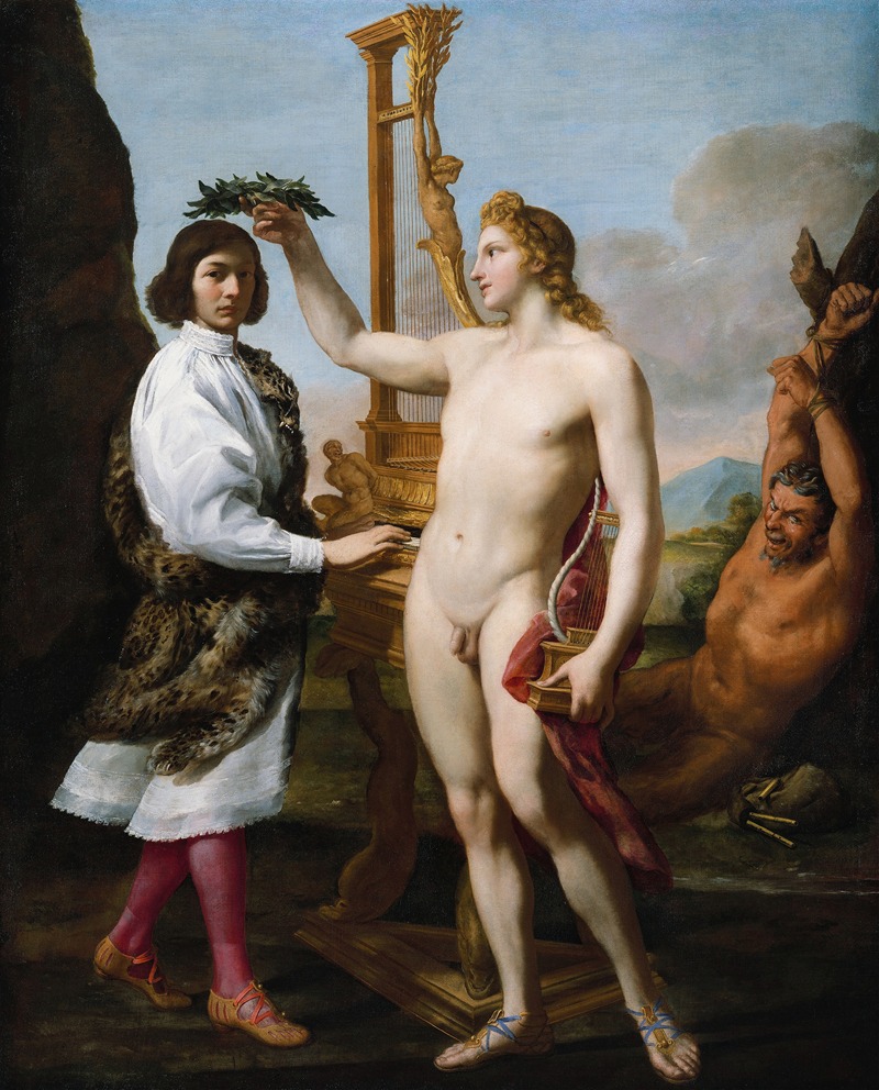 Marcantonio Pasqualini Crowned By Apollo by Andrea Sacchi, 1641 — digital art print download