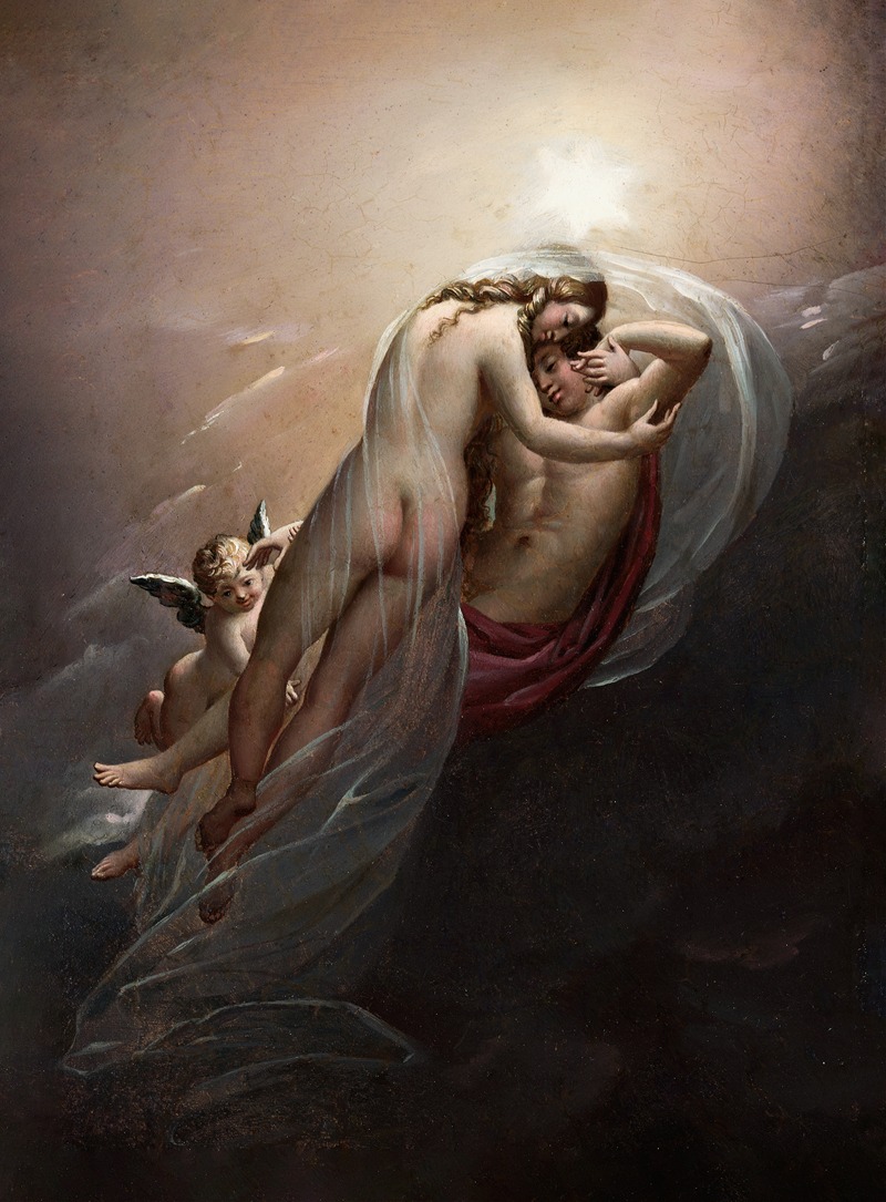 Aurora and Cephalus by Anne Louis Girodet-Trioson — digital art print download