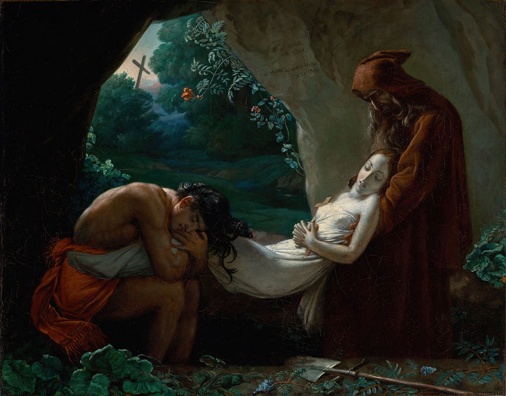 Burial of Atala — Анн Луи Жироде-Триосон