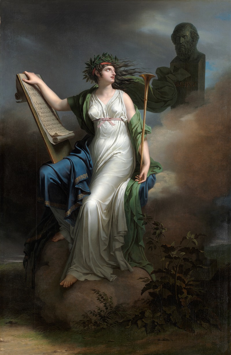 Calliope, Muse of Epic Poetry — Charles Meynier