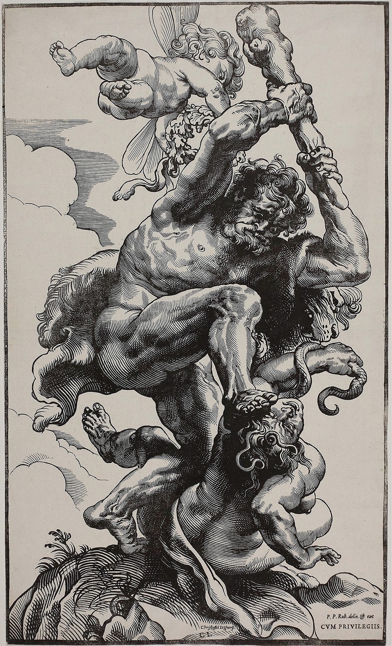 Hercules Slaying Envy by Христоффель Егер, 1633–1634 — digital art print download