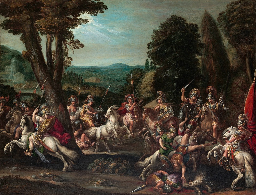 Triumph of The Amazons — Claude Déruet