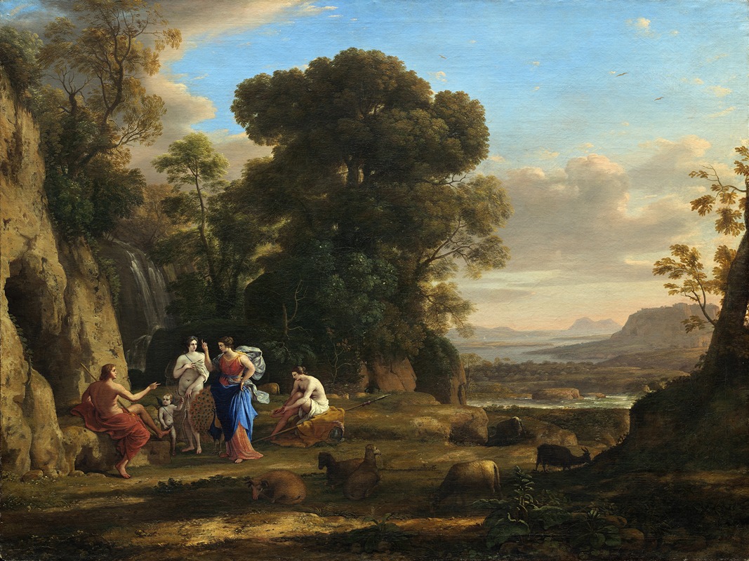 The Judgment of Paris by Клод Лоррен, 1645-1646 — digital art print download