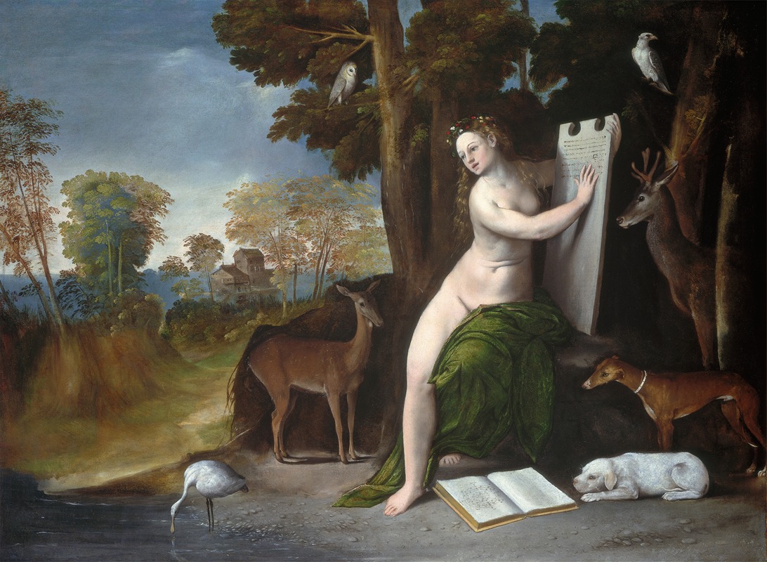 Circe and Her Lovers in a Landscape — Доссо Досси