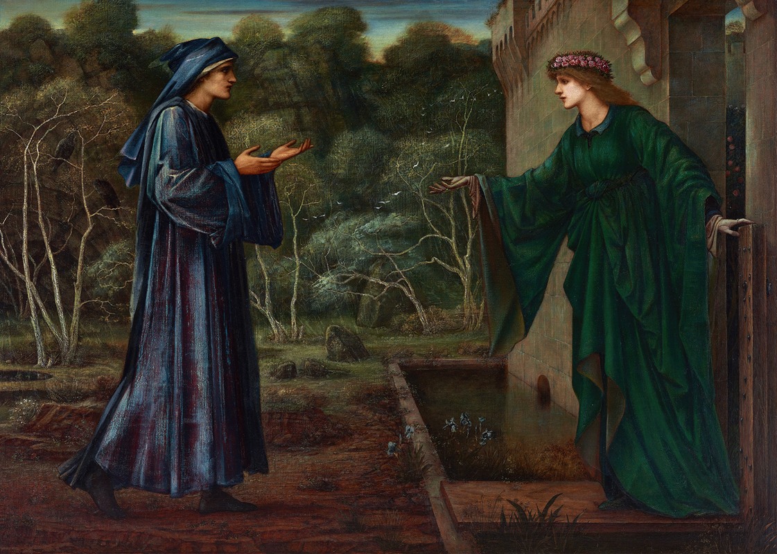 The Pilgrim At The Gate of Idleness — Sir Edward Coley Burne-Jones
