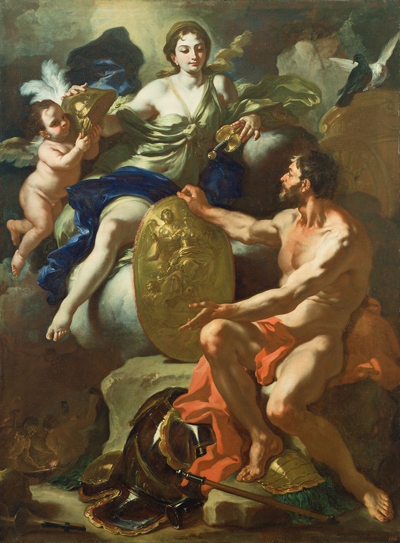 Venus At The Forge of Vulcan — Francesco Solimena