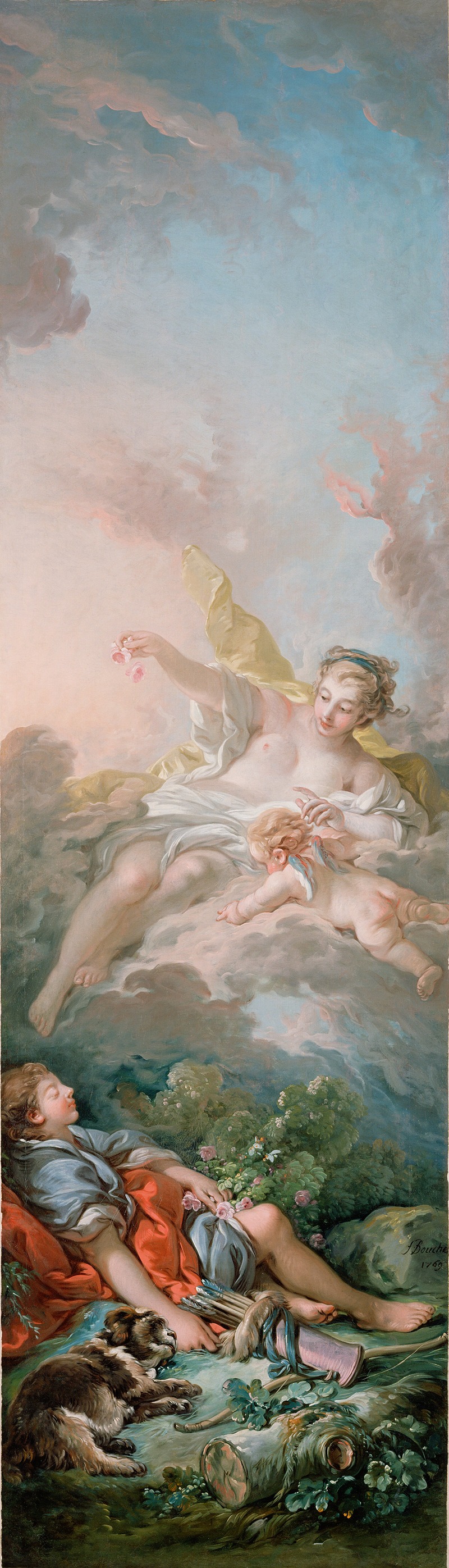 Aurora and Cephalus by François Boucher, 1769 — digital art print download