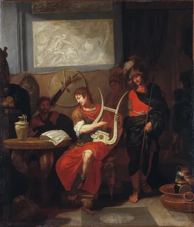 Achilles Playing the Lyre before Patrocles by Жерар де Лайрессе — digital art print download