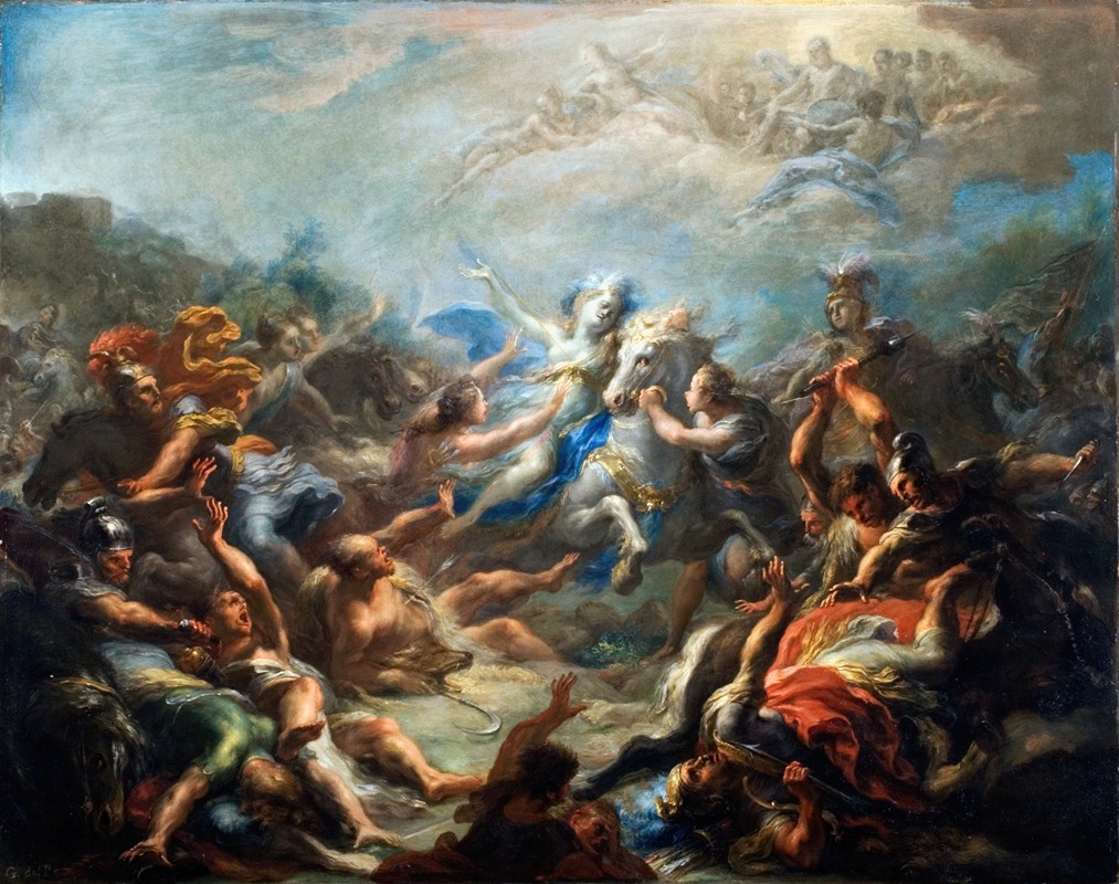 Camillia At War From Virgil's Aeneid — Giacomo Del Po