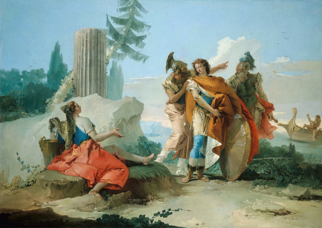 Armida Abandoned By Rinaldo by Джованни Баттиста Тьеполо, 1742 — digital art print download