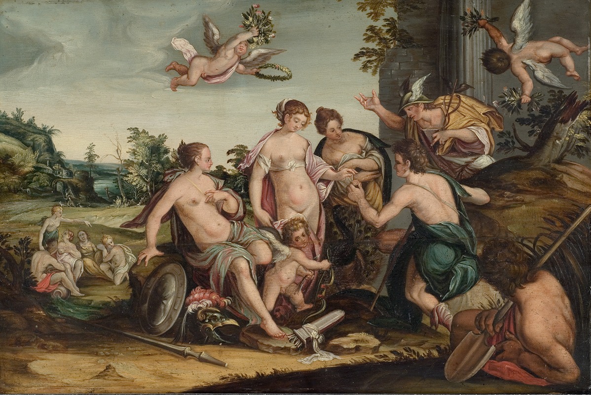 The Judgement of Paris — Hans von Aachen