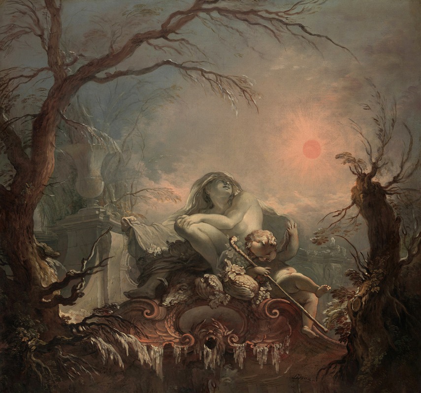 Allegory of Winter by Jacques De La Joue The Younger — digital art print download