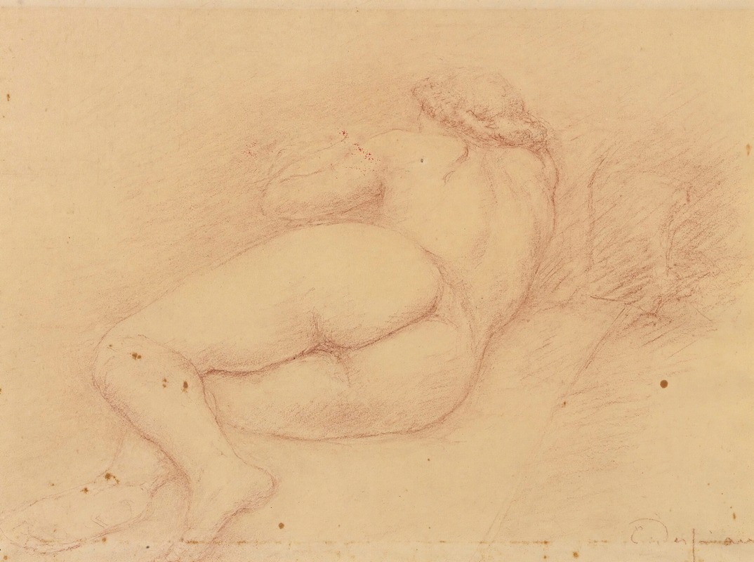 Nu Féminin Allongé by Charles Despiau — digital art print download