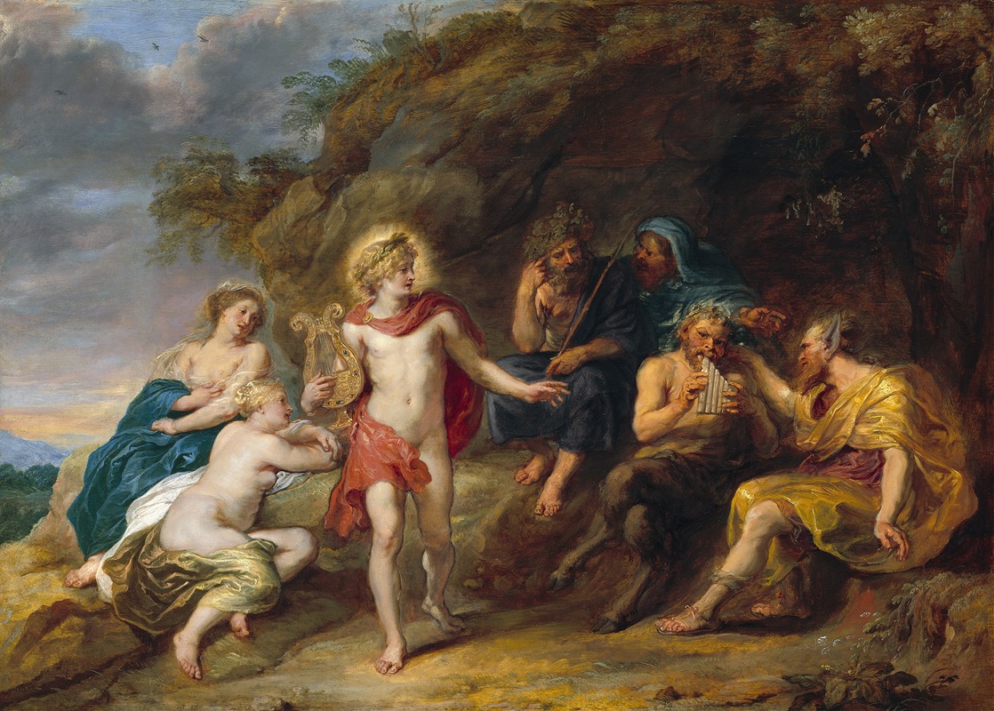The Judgment of Midas by Ян Ван Ден Хёк — digital art print download
