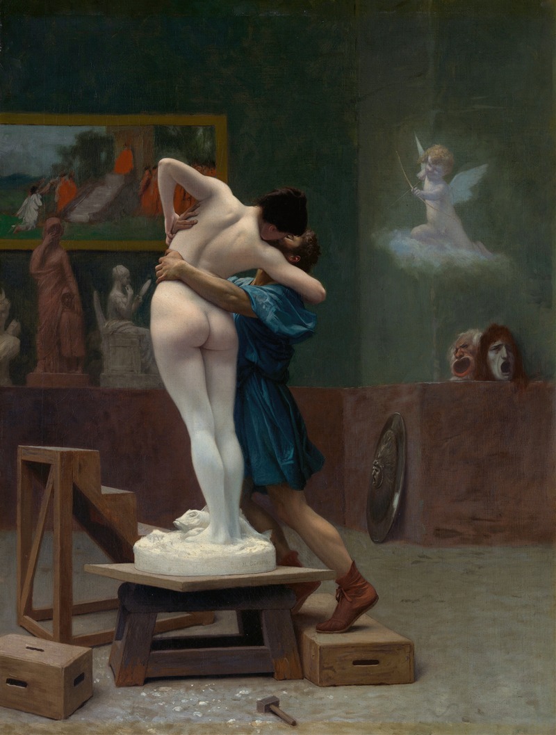 Pygmalion and Galatea by Jean-Léon Gérôme — digital art print download