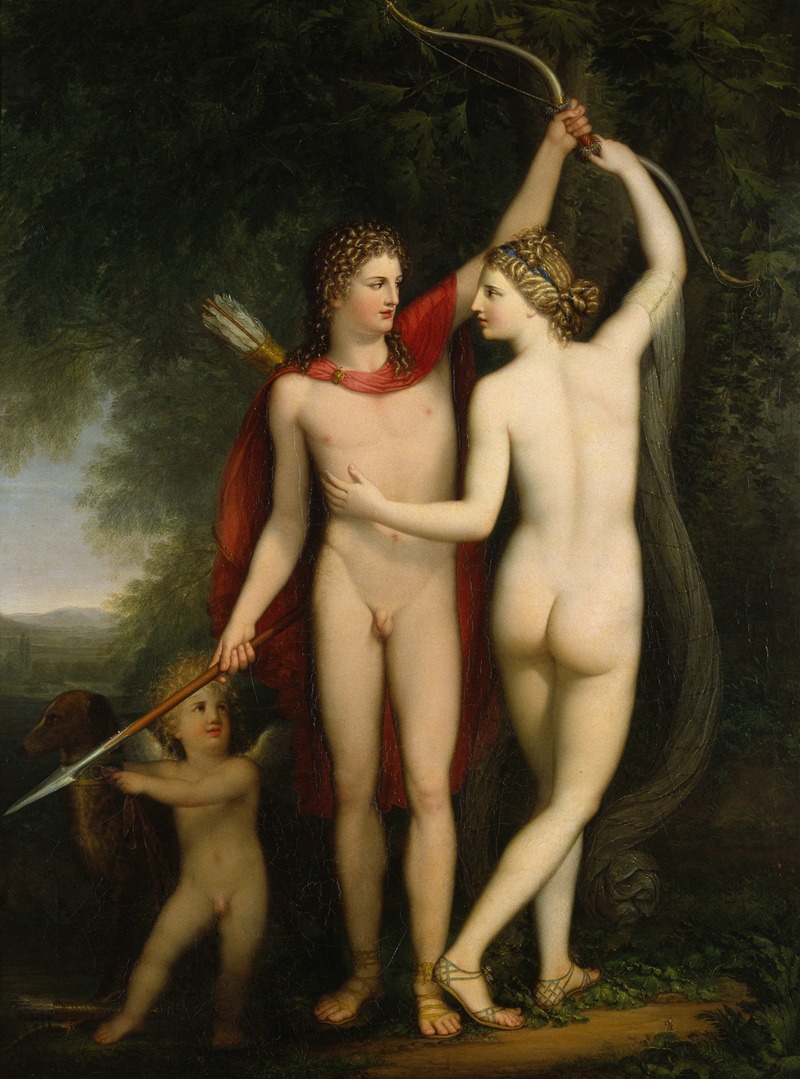 Venus, Adonis and Cupid by Jonas Åkerström — digital art print download