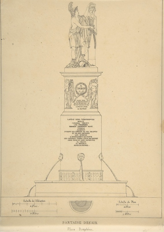 Fontaine Desaix by Charles Percier — digital art print download