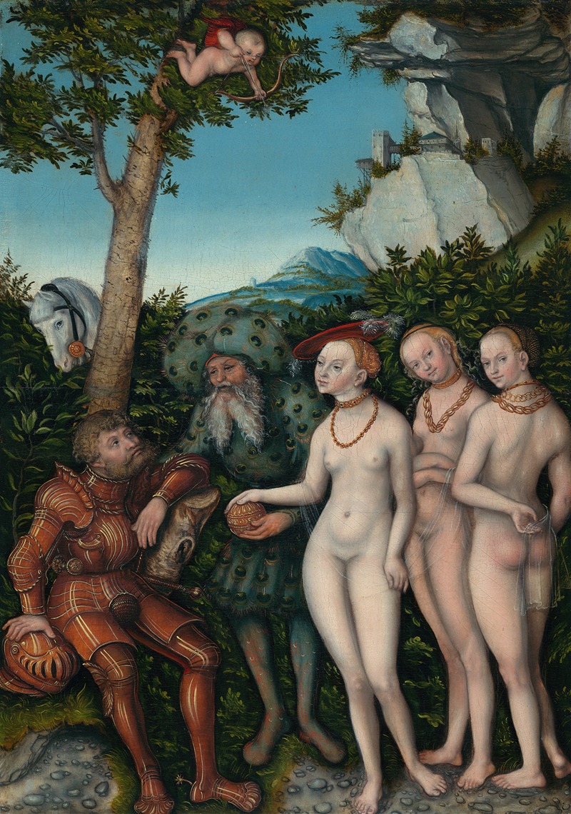 Judgment of Paris by Лука Кранах Старший, 1530 — digital art print download
