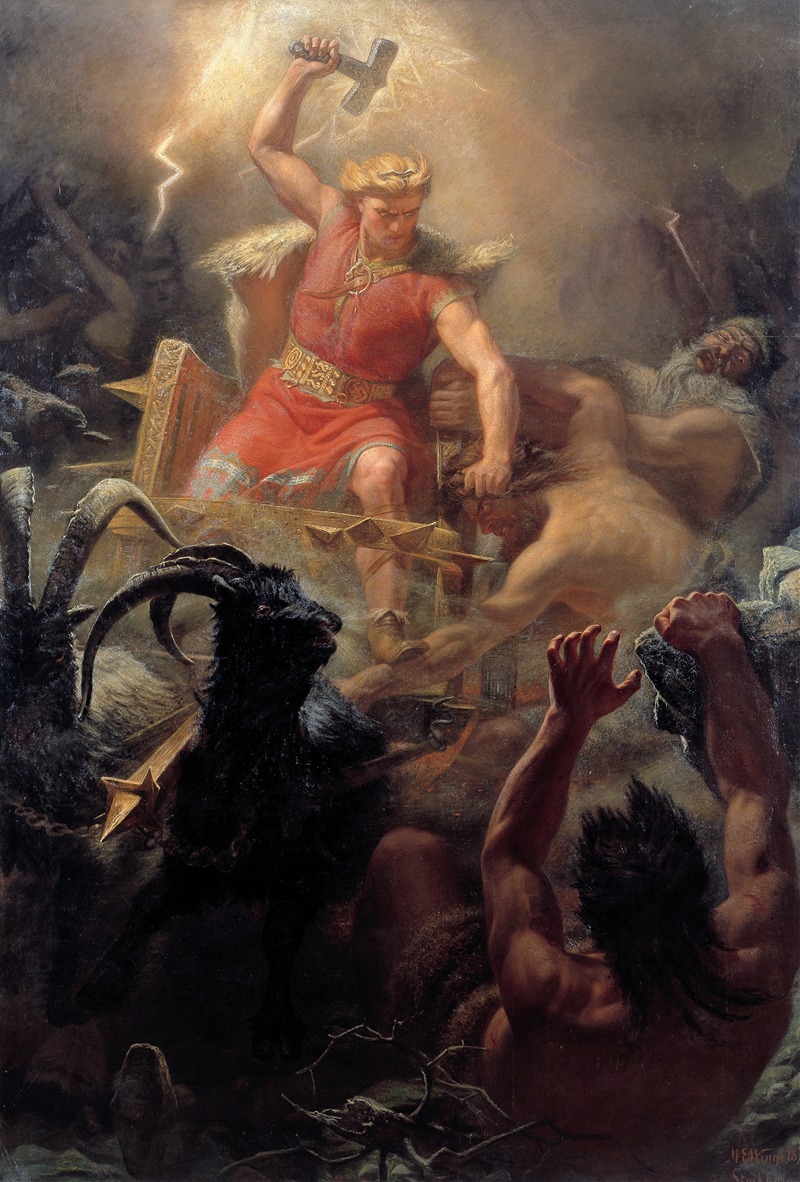 Tor's Fight With The Giants — Мартен Эскиль Винг
