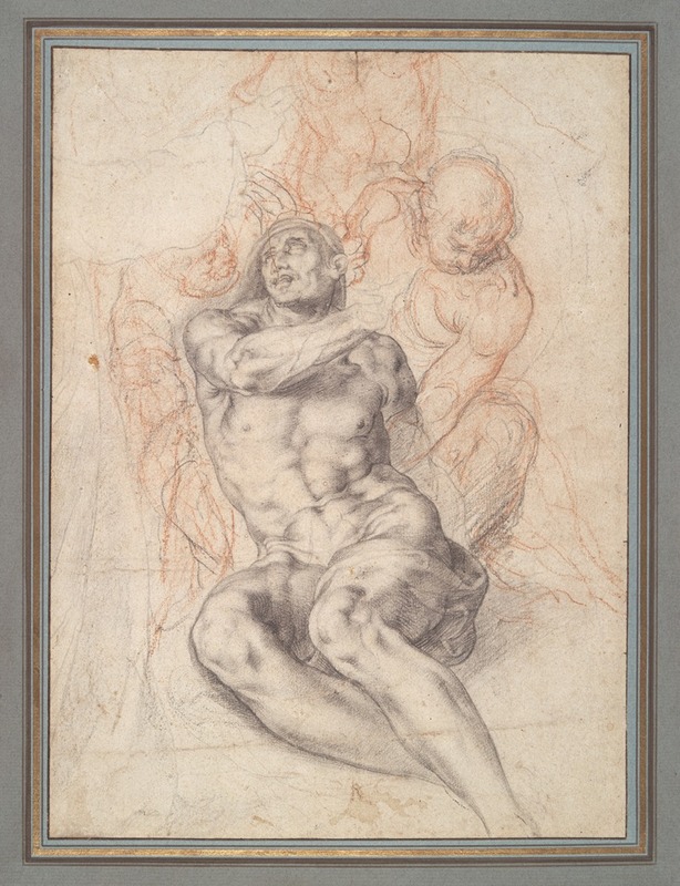 Study for a Resurrection of Lazarus by Cherubino Alberti — digital art print download