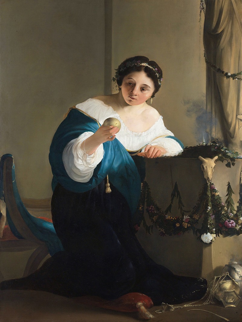 Cydippe With The Apple of Acontius — Paulus Bor
