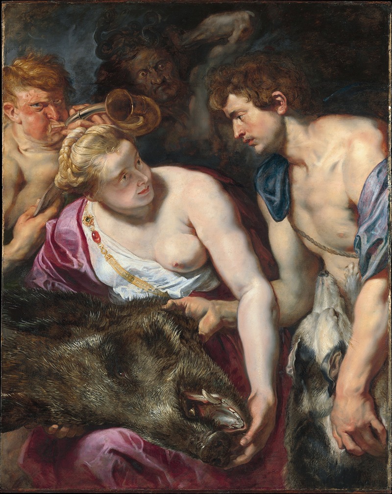 Atalanta and Meleager by Петер Пауль Рубенс — digital art print download