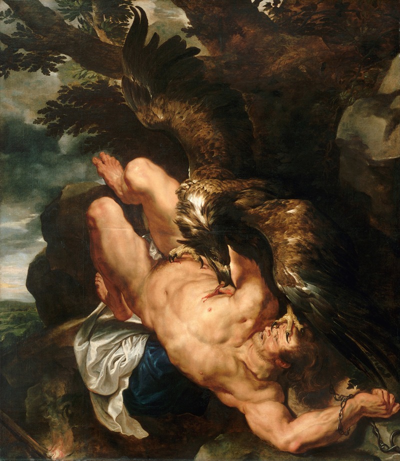 Prometheus Bound by Peter Paul Rubens, 1618 — digital art print download