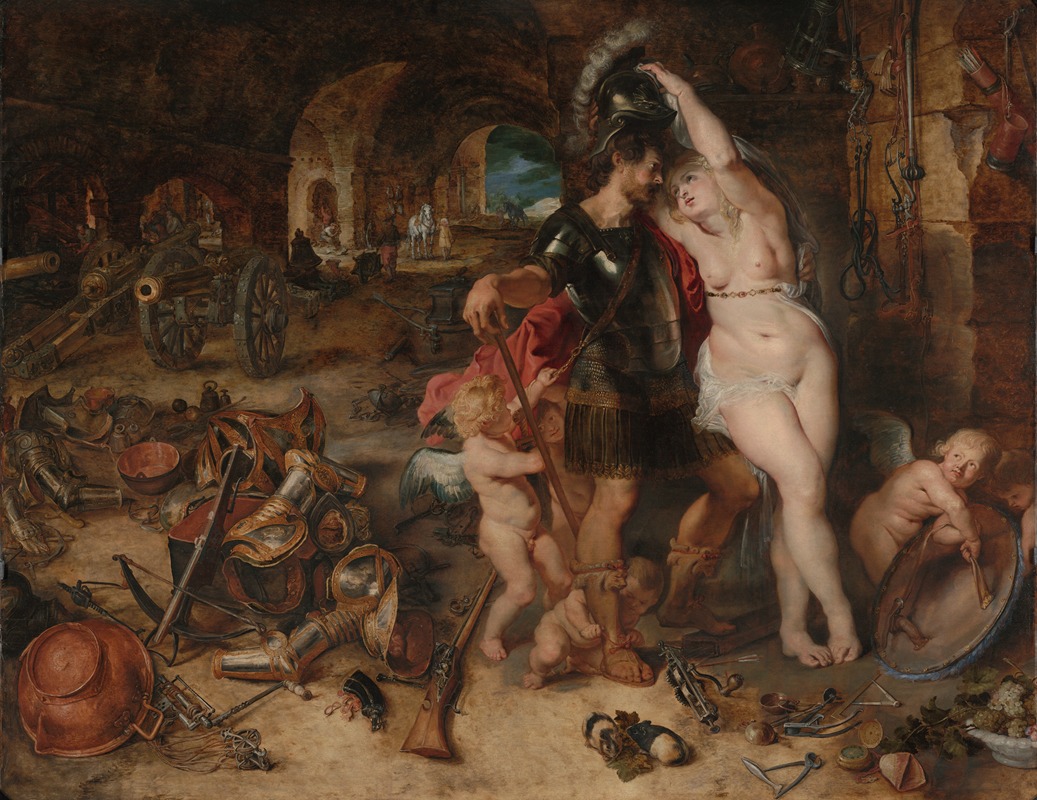 The Return From War,Mars Disarmed By Venus by Петер Пауль Рубенс, 1610–1612 — digital art print download