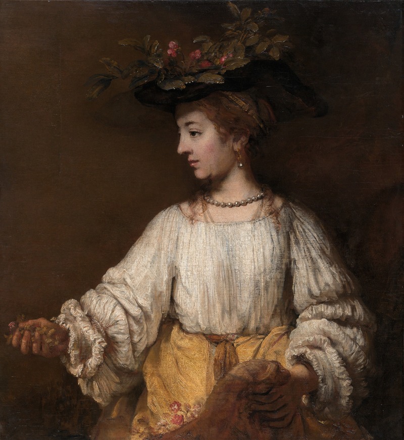 Flora by Rembrandt van Rijn — digital art print download