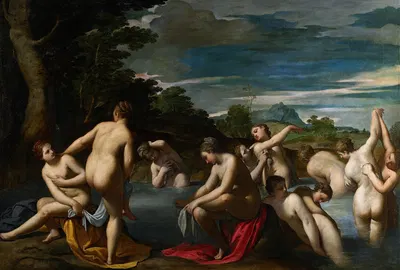Nymphs At The Bath by Скарселлино — digital art print download