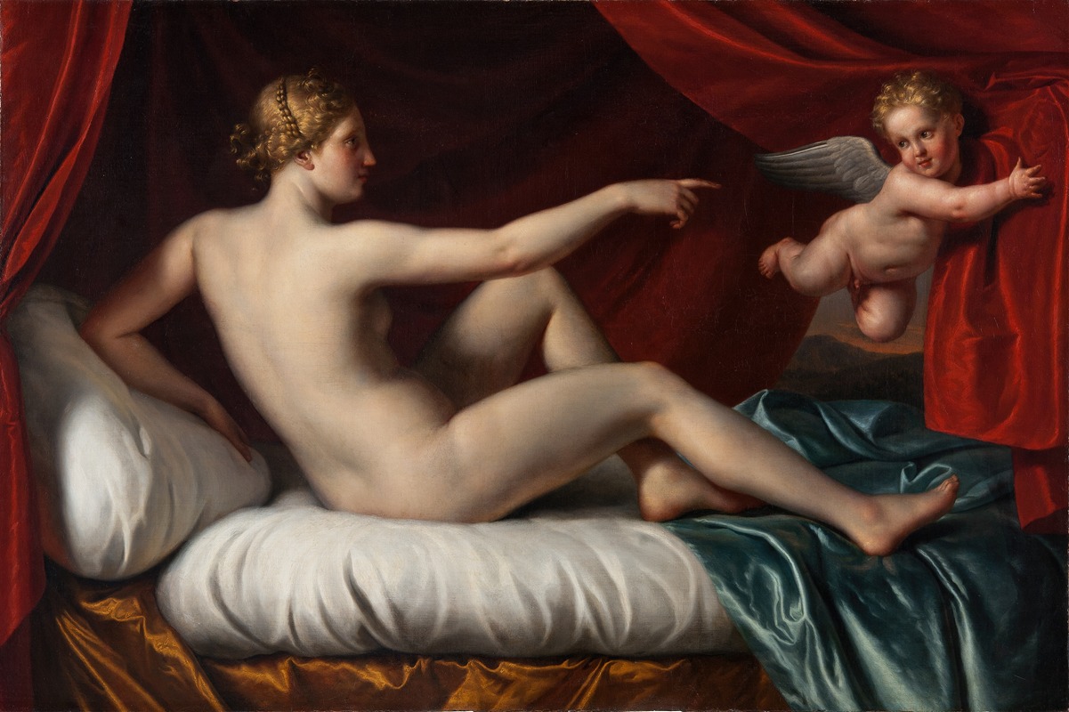 Venus and Cupid by Аноним — digital art print download